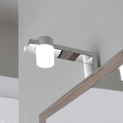Inbagno - Lampada Led Tonda da Specchio in ABS Cromato Potenza 2,5W características