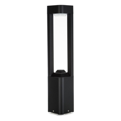 Greenice - Lampada Da Pavimento LED Exterior IP54 120x600mm 10W Nero Alluminio + PC [SL16-081A_B-WW] | Bianco Caldo (SL16-081A_B-WW)