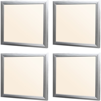 ECD Germany 4 x LED Pannello 12W - 30x30 cm Pannello LED Ultra Sottile Bianco Caldo 3000 K 220-240V SMD 3014 738 Lumen Lampada da Soffitto Pannello