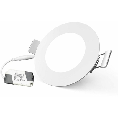 Pannello led a incasso 6W rotondo ultra slim luce naturale faro faretto