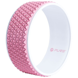 Pure2Improve Ruota per Yoga 34 cm Rosa e Bianca - Rosa en oferta