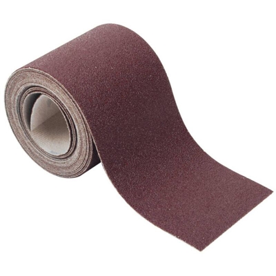 Wolfcraft 5811000 Rotolo di carta abrasiva a strappo Grana 80 (L x L) 4 m x 93 mm 4 m