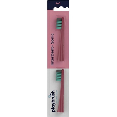 Playbrush 301346 Smart One Coral Testine per spazzolino da denti elettrico 2 pz. Corallo