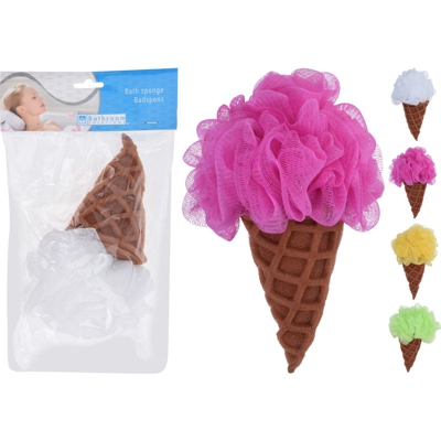 Spugna Da Bagno Cono Gelato Colori Assortiti Accessori Bagno Relax