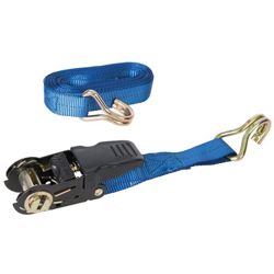 Cinghia da carico con con gancio J ed impugnatura di gomma - 2 m x 25 mm Classificata 250 Kg, capacità 825 Kg - Silverline características