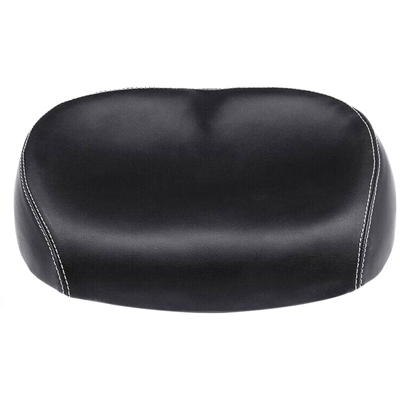 Cuscino a sella per bicicletta senza naso allargato Cuscino cuscino in PU nero