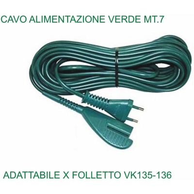 Bighouse It - CAVO VERDE MT.7 MM.2X0,75 SPINA ITALIA VK135/136