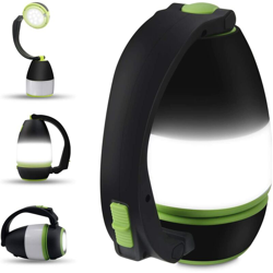 3 in 1 Torcia da campeggio ricaricabile Lampada da tavolo Lanterna Tenda da campeggio Torcia deformabile Lampada da lavoro con batteria da 2000mAh en oferta
