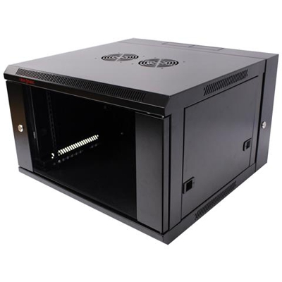 Armadio Rack Da Muro 19'' Basculante 6u 600x600x370mm Parete Sohorack De Rackmatic