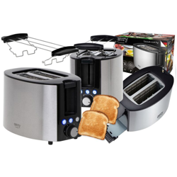 Camry - Tostapane Funzione Scongelamento e Riscaldamento Scalda Termostato Regolabile precio