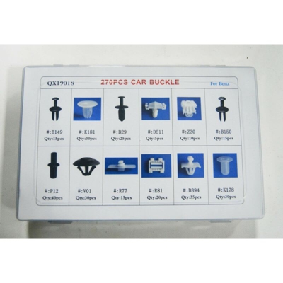 Clip Fermi Fissaggio 270 Pz Carrozzeria Paraurti Pannelli Rivetti Plastica 657