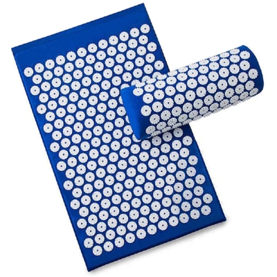 Set Tappetino Agopressione, Cuscino e Tappetino per Alleviare il Dolore alla Schiena Collo e Stimola la Circolazione del Sangue