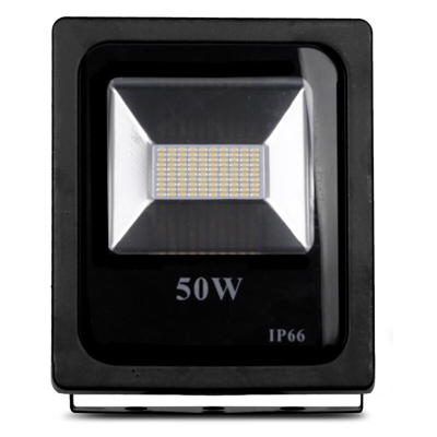 Faro led 50w nero luce fredda 6500K