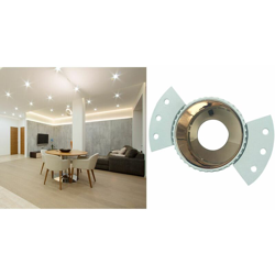 B&s - Porta faretto incasso rotondo in alluminio struttura interna bronzo JJ912-L precio