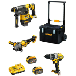 DeWALT Kit FVK381TSX2HD-QW 54V/18V (DCH333 + DCD996 + DCG414 + 2 x 9,0 Ah + DCB118 + DS450 DWST1-75668) precio