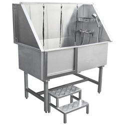 Vasca Da Bagno Per Toelettatura Cani Gatti E Animali Domestici In Acciaio Inossidabile Inox Per Grande Media E Piccola Tagliacon Rubinetto Mixer - 600mm características