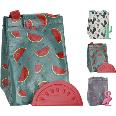 Peragashop - BORSA TERMICA 25CM CON ELEMENTO REFRIGERANTE COLORI ASSORTITI ACCESSORI PIC NIC
