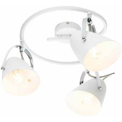 Plafoniera intelligente spot rotondo cromo bianco mobile dimmerabile app controllo del telefono cellulare in un set con lampade LED RGB