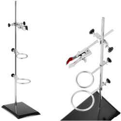 Supporto Da Laboratorio Con Morsetto E Raccordo E 2 Anelli 570 mm Set Laboratori precio