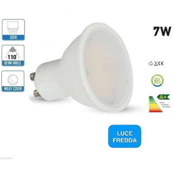 Driwei - Lampada lampadina led faretto incasso gu10 7w spotlight luce bianca fredda 6000k en oferta