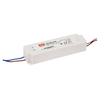 Mean Well LPC-60-1050 Driver per LED Corrente costante 50.4 W 1.05 A 9 - 48 V/DC non dimmerabile, Protezione sovraccari