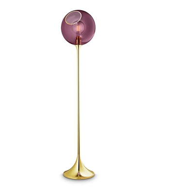 Greenice - Lampada Da Pavimento 'Ballroom Purple Rain' E27 Senza Lampadina (DBU-22765)