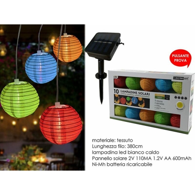 Bighouse It - CATENA 10 LANTERNE SOLARI LED