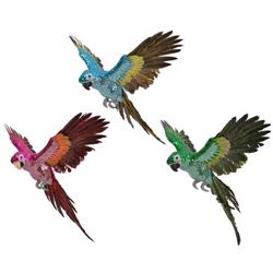 Decorazione 1Pz Pappagallo Con Lustrini 22X40X16Cm Colore A Scelta Decorazione Casa Interno precio