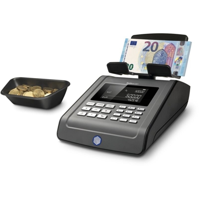 Bilancia contasoldi 6185 Nero con software MCS incluso - Safescan