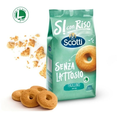 Scotti - Frollino con Riso SENZA LATTOSIO 350gr