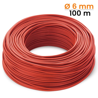 Cavo rosso- lunghezza 100 mt