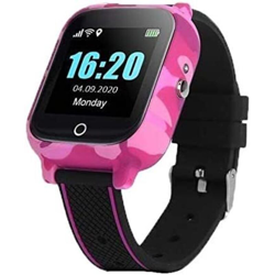 Smartwatch BodyOne Uomo Donna Bambino con SIM Card, Misurazione temperatura, Chiamate/SMS/SOS, GPS, Contapassi, Activity Tracker (Rosa) características