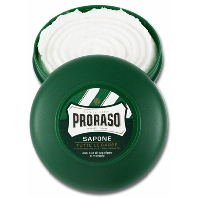 Bakaji - Set 2 x Proraso Sapone Barba 150ml Promo pack 2 Ciotole Tonificante Rinfrescante