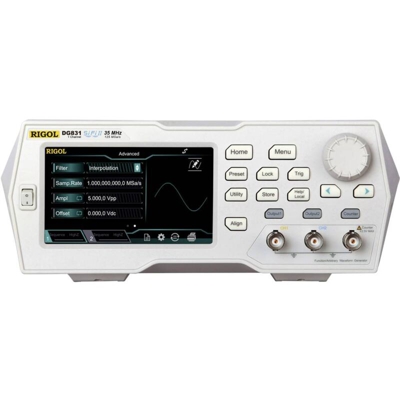 Rigol DG831 Generatore di funzioni 35 MHz (max) 1 canale Arbitrario, Triangolare, Curva di Lorenz, Puls, Rumore, Quadra