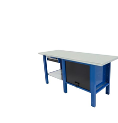 Tecnolam - Banco da lavoro Werkmeister 2000/ cassettone con anta basculante 1 cassetto piana in ferro zincato precio