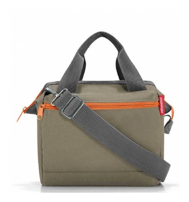 Reisenthel Borsa Allrounder Cross Olive Green Con Tracolla Shopping Bag Accessori Donna