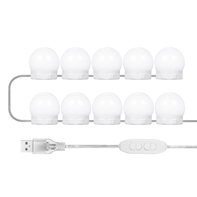 10pcs lampadina specchio cosmetico rotante tipo tre temperatura colore 10 luminosit - Tomshine