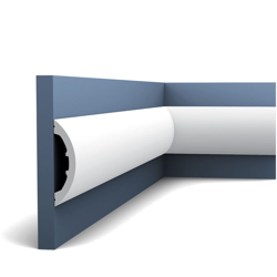 Cornice Parete modanatura aspetto stucco decorativo Cornicione 2 m Decor P3070 Radius Ulf Moritz LUXXUS - Orac en oferta