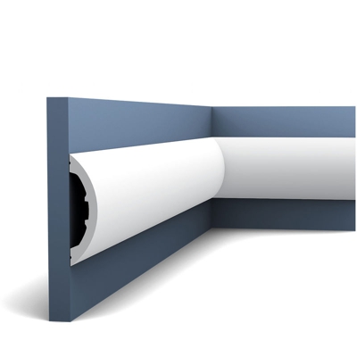 Cornice Parete modanatura aspetto stucco decorativo Cornicione 2 m Decor P3070 Radius Ulf Moritz LUXXUS - Orac