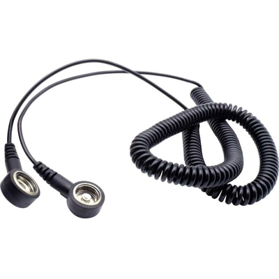 Quadrios Cavo di messa a terra ESD 3.60 m Connettore a pressione 10 mm