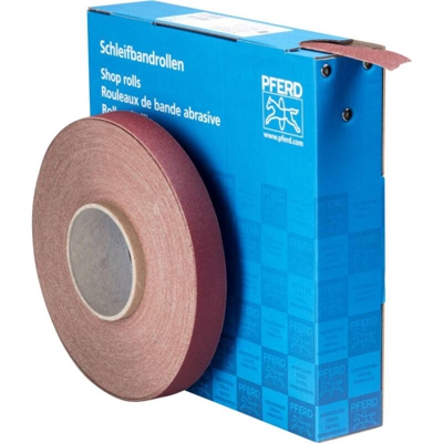 SBR 25 A 120 45016012 Rotolo di carta abrasiva Grana 120 (L x L) 50 m x 25 mm 1 pz. - Pferd