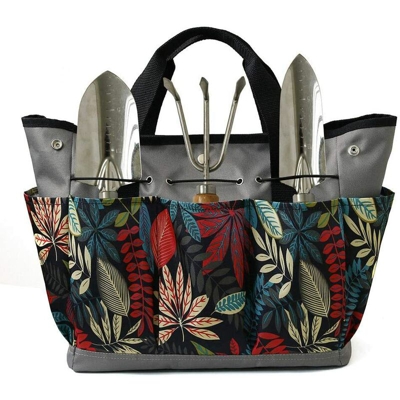 Garden Tool Set Storage Bag durevole Giardinaggio Kit Storage Bag Oxford Tote Tool Kit Prato Storage Bag Borsa per il trasporto Giardiniere Borsa per
