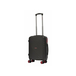 Trolley in ABS 55x40x20cm ruote, maniglie, chiusura TSA Ravizzoni Naresi antracite fucsia características