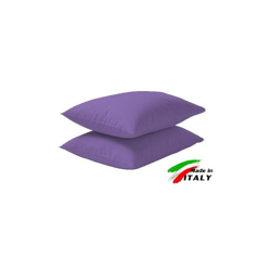 Vesti di classico la tua casa con lenzuola copripiumini e CopriTrapunta LILLA Federe Standard,Coppia Federe en oferta