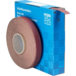 SBR 25 A 100 45016010 Rotolo di carta abrasiva Grana 100 (L x L) 50 m x 25 mm 1 pz. - Pferd en oferta