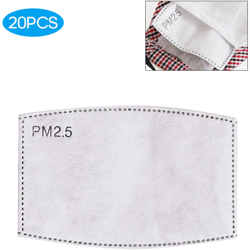 Happyshopping - Elemento filtrante per maschera Carta da filtro PM2.5 Potente foglio filtrante a 5 strati Filtro a carbone attivo,2 stanze - 2 stanze en oferta