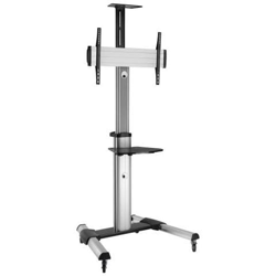 17031260 70'' Portable flat panel floor stand Argento base da pavimento per tv a schermo piatto precio