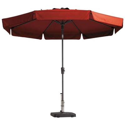 Ombrellone Flores 300 cm Rotondo Rosso Mattone