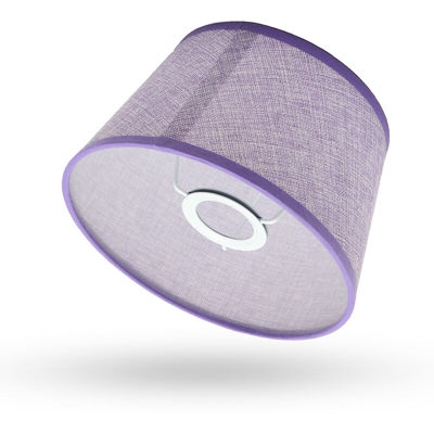 Copertura della lampada da tavolo in tessuto paralume in lino PVC (viola)
