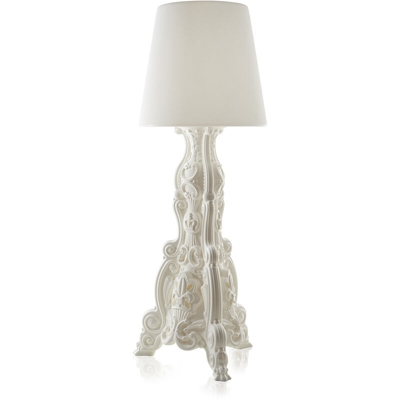 Lampada da terra LED stile barocco design moderno Madame of Love | Colore: Bianco - Slide